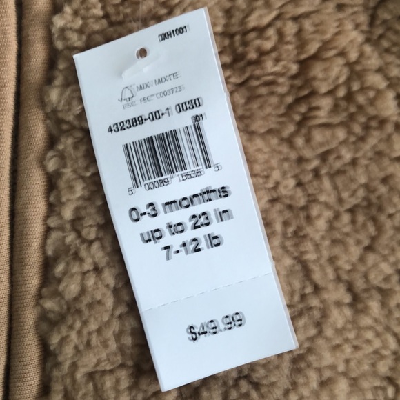 BABY GAP winter onesie 0-3 months NWT - Picture 2 of 5